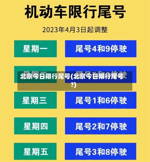 北京今日限行尾号(北京今日限行尾号?)-第3张图片