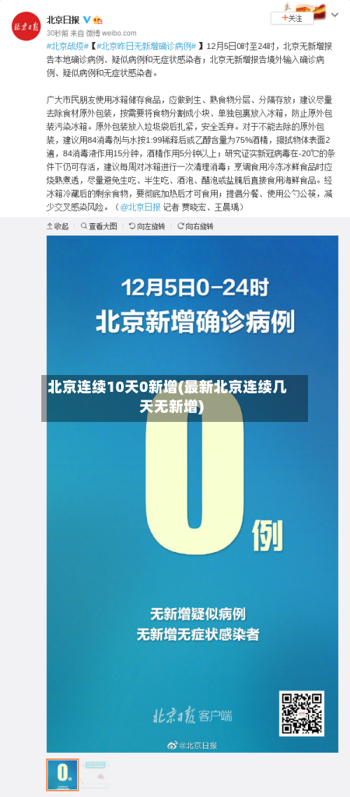 北京连续10天0新增(最新北京连续几天无新增)-第2张图片