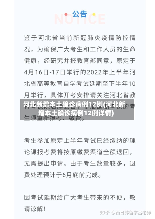 河北新增本土确诊病例12例(河北新增本土确诊病例12例详情)-第2张图片
