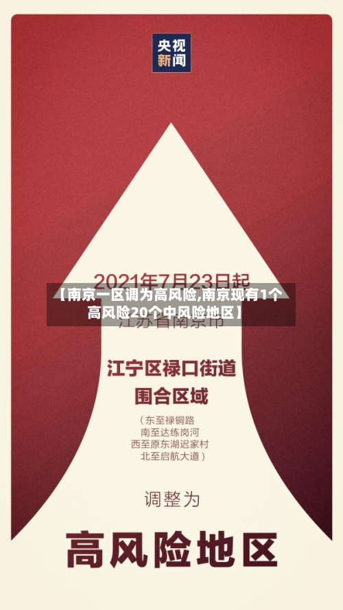 【南京一区调为高风险,南京现有1个高风险20个中风险地区】-第3张图片