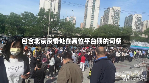包含北京疫情处在高位平台期的词条